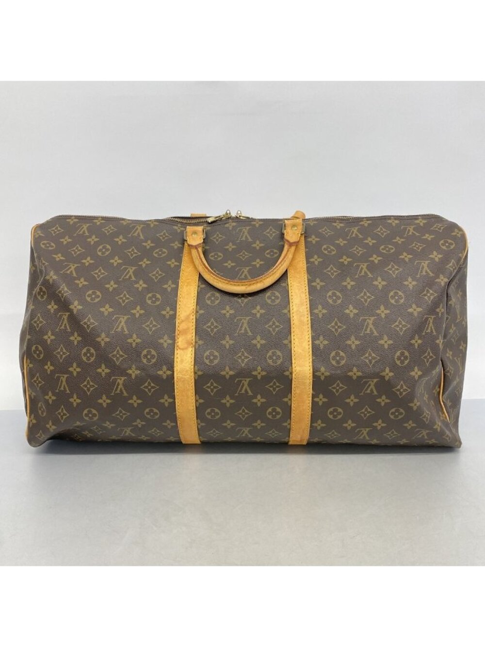 Louis Vuitton Boston Bag Monogram Keepall 60 Brown - Picture 15 of 15